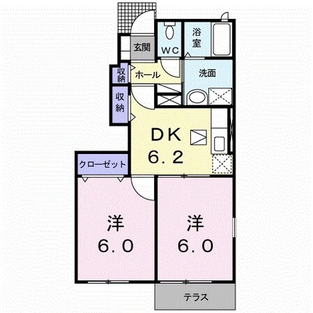 メゾンドアヴェニューＧの物件間取画像